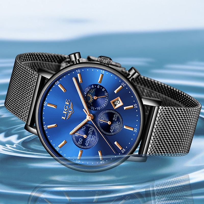 Mens Luxury Watch Stainless Steel - Image 2