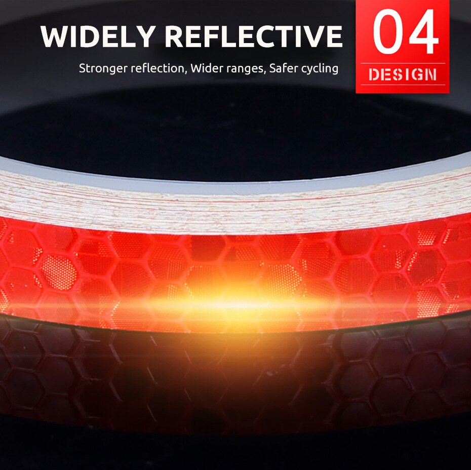 Bike Reflective Sticker Waterproof Strip - Image 2