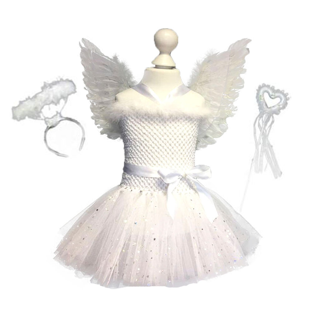 Angel Costume For Kids Tutu Dress - Image 4