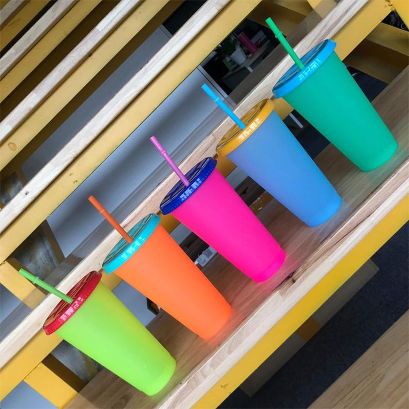 Color Changing Tumblers with Straw (5 pcs) - Image 6