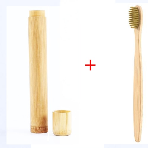 Biodegradable Toothbrush with Container - Image 2