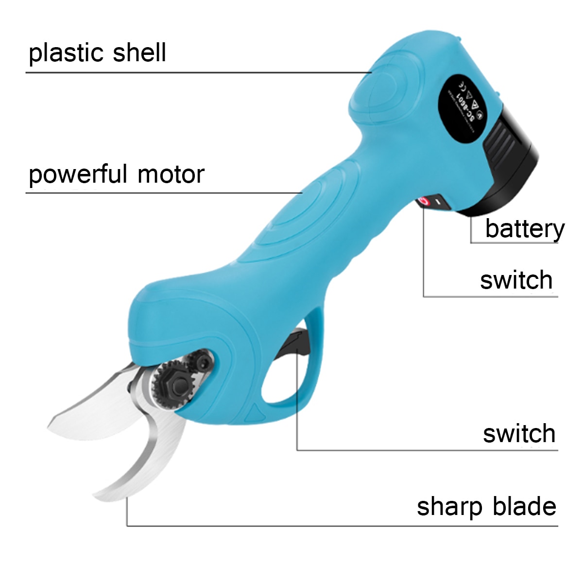 Electric Garden Shears Cordless Cutter - Image 3