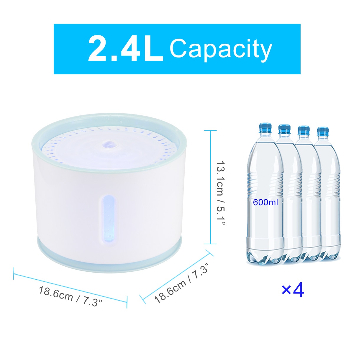 Cat Water Dispenser Drinking Fountain - Image 3