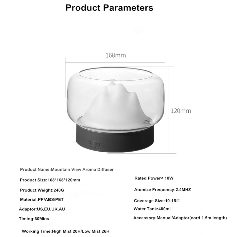 Aromatherapy Humidifier With LED Lamp - Image 2