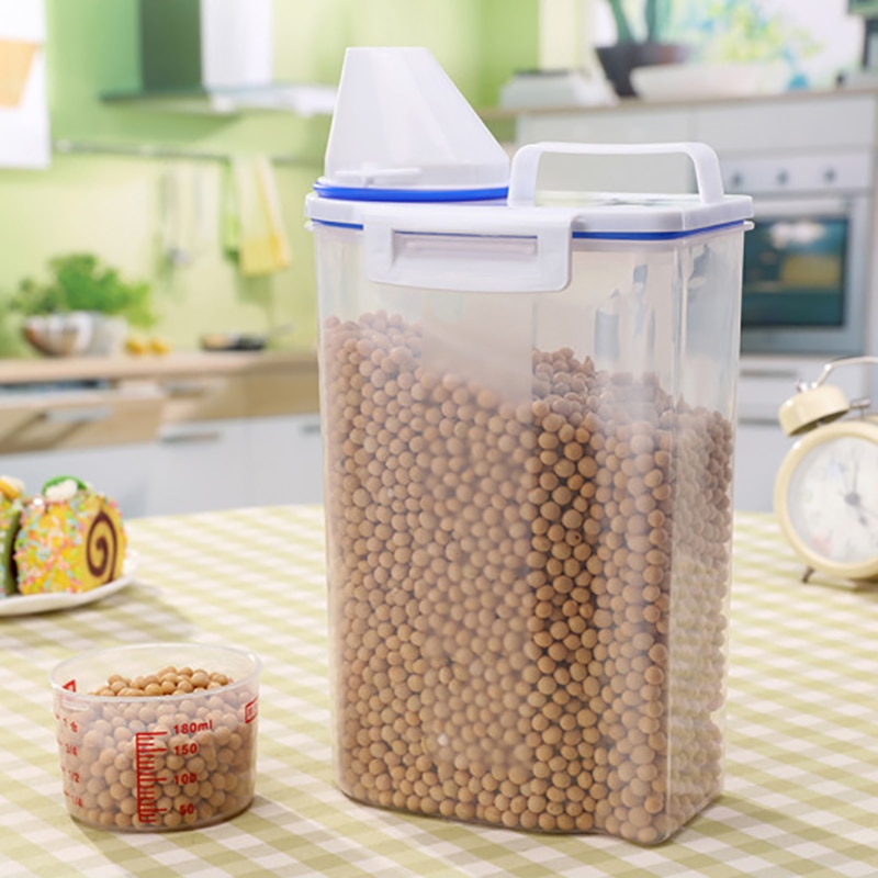 Cereal Keeper Plastic Dispenser Storage - Image 5