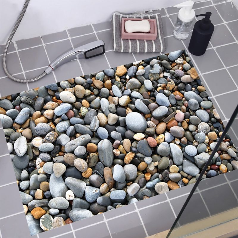 3D Floor Design Cobblestones Decor - Image 4