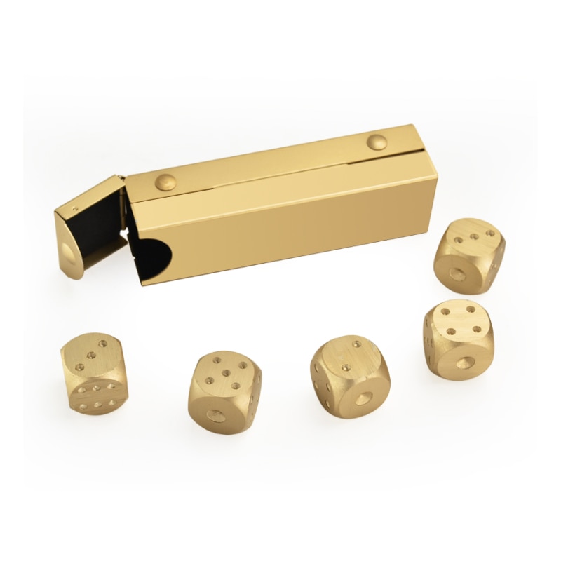 Dice Set Aluminum Whiskey Stones - Image 3