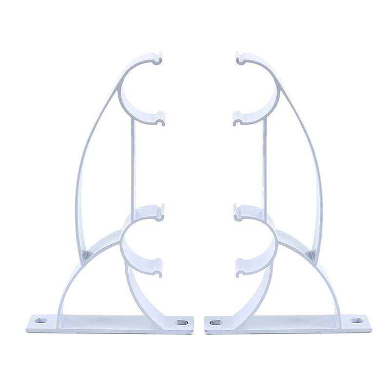 Double Curtain Rod Brackets (2Pcs)