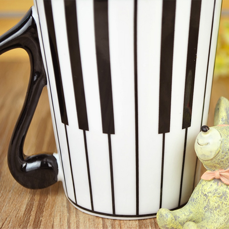 Ceramic Coffee Mugs Piano Musical Note - Image 3