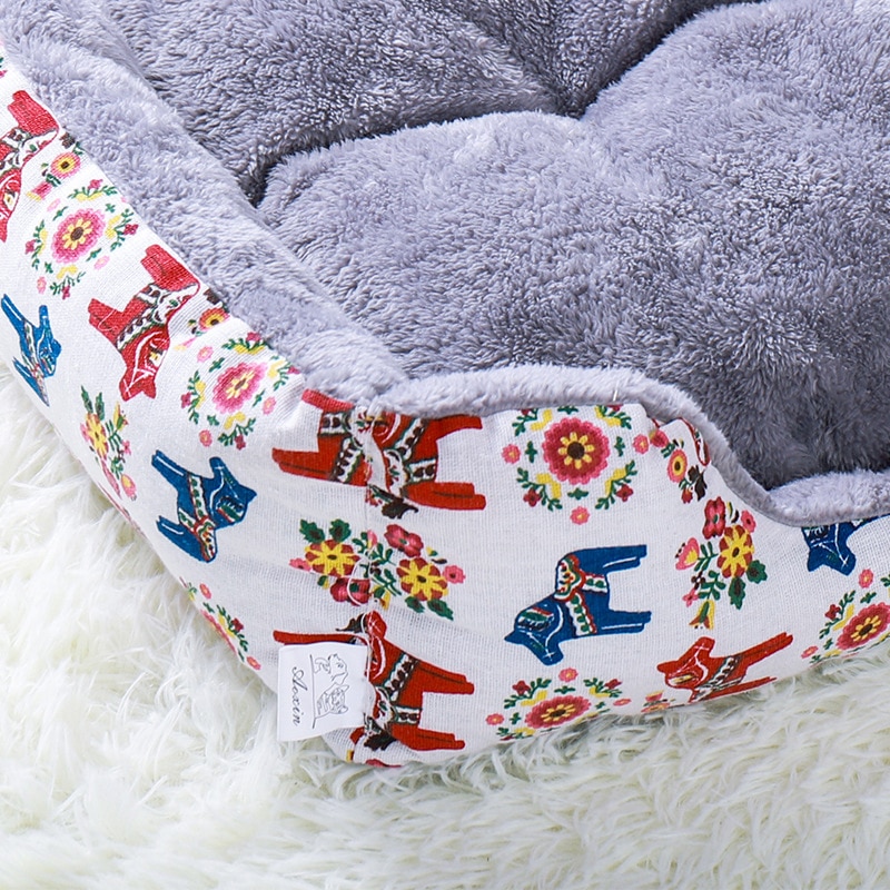 Calming Pet Bed Soft Plush Bed - Image 2