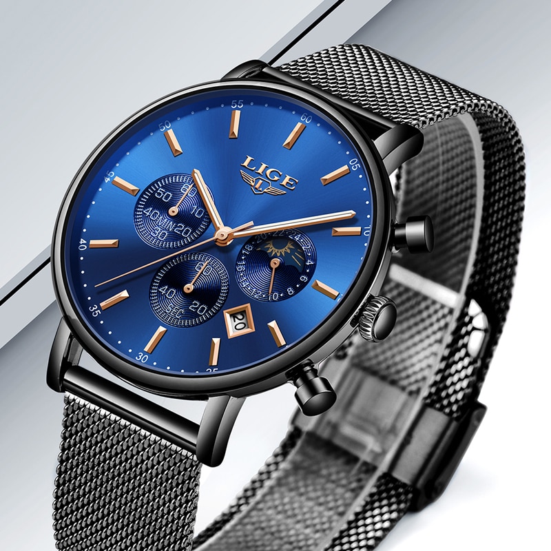 Mens Luxury Watch Stainless Steel - Image 5