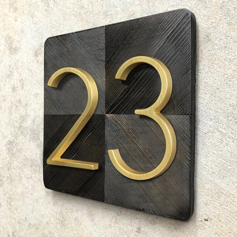 Door Number Sign Modern Design - Image 6