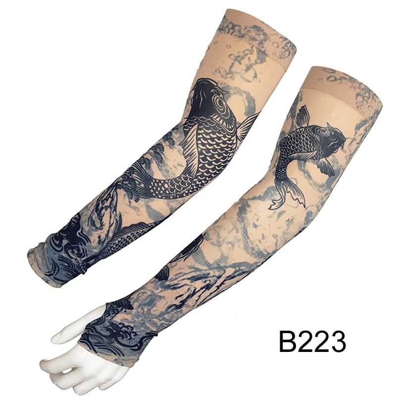 Fake Tattoo Sleeves 2PC Set - Image 2