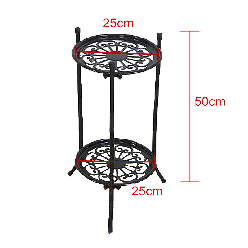 Flower Pot Stand Two-Tier Rack - Image 4