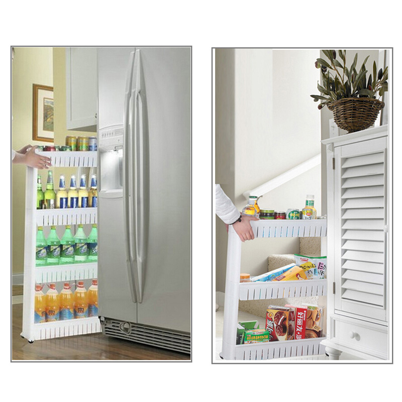 1 Piece 3 Or 4 Layer Gap Rolling Shelves - Image 3