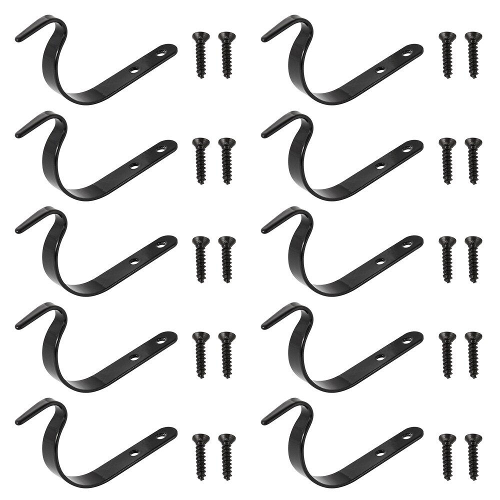 Hanging Basket Hooks Wall Mount (10 pcs) - Image 2