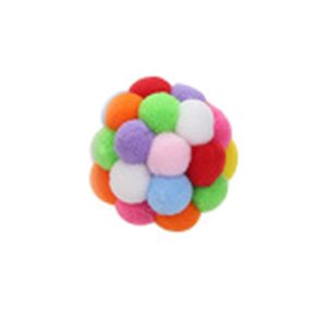 Cat plush ball toy pet elastic bell ball